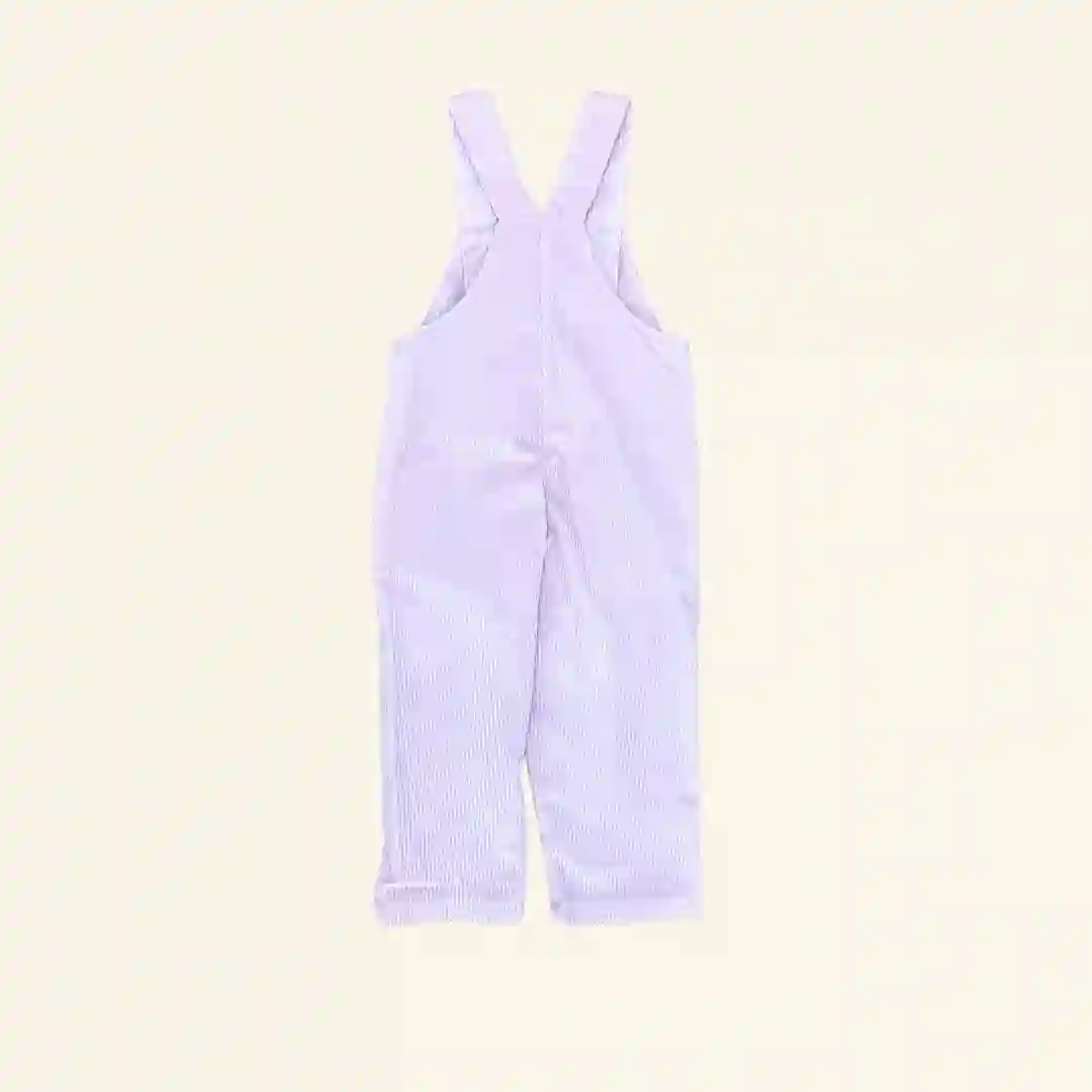 Pink corduroy overalls