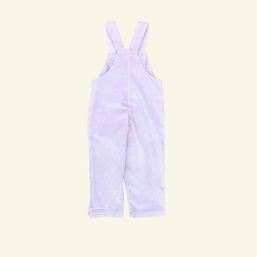 Pink corduroy overalls