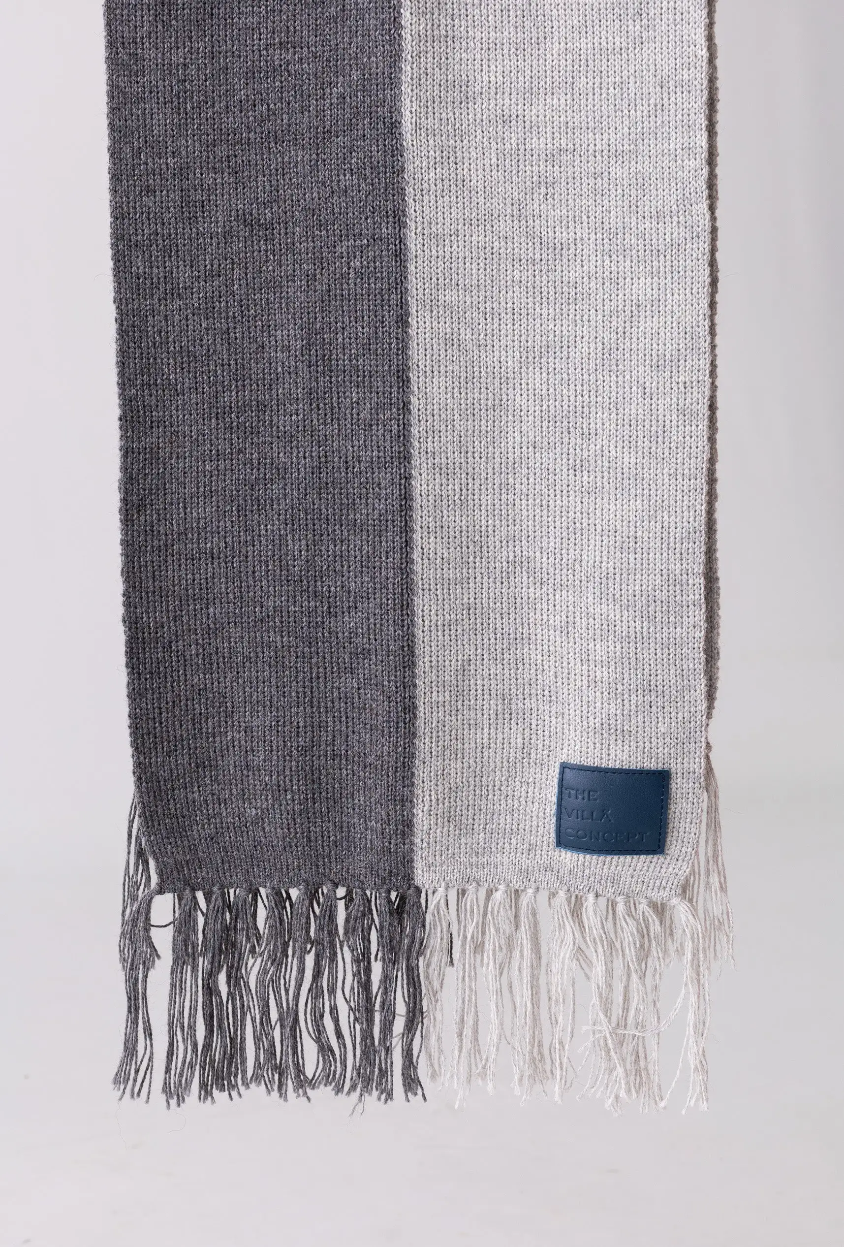 Bufanda de Alpaca: Doble Gris - Imagen 2