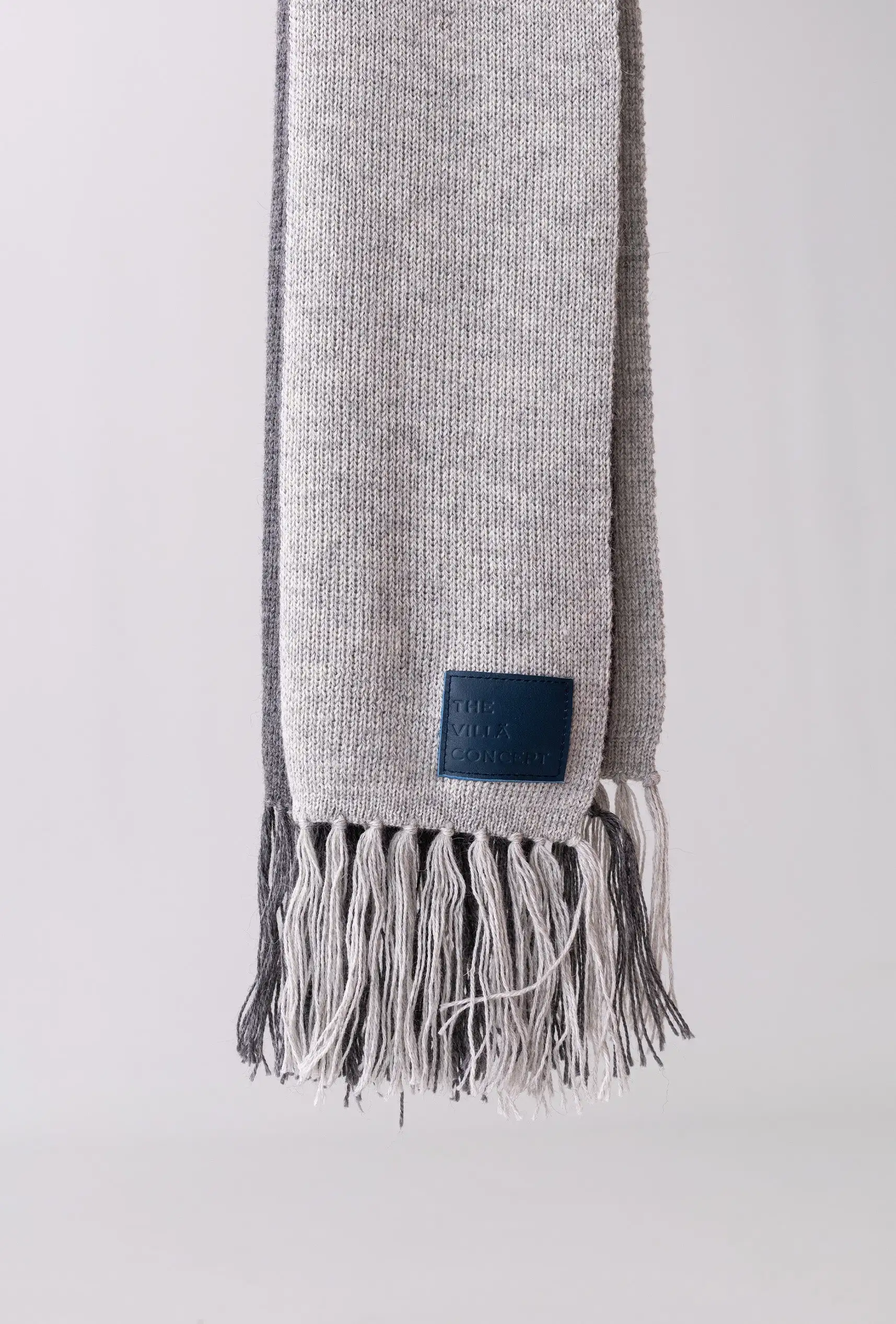 Bufanda de Alpaca: Doble Gris - Imagen 3