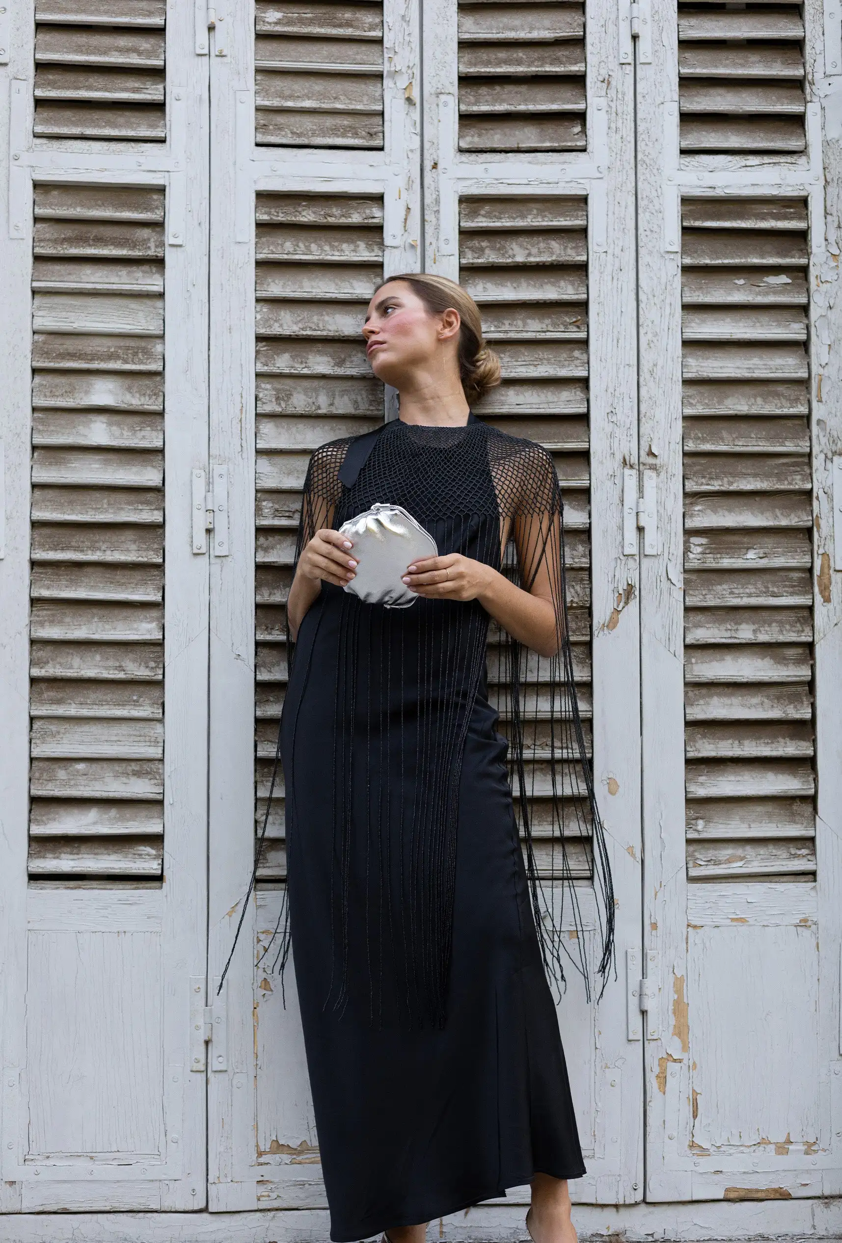 Vestido negro halter - Imagen 2