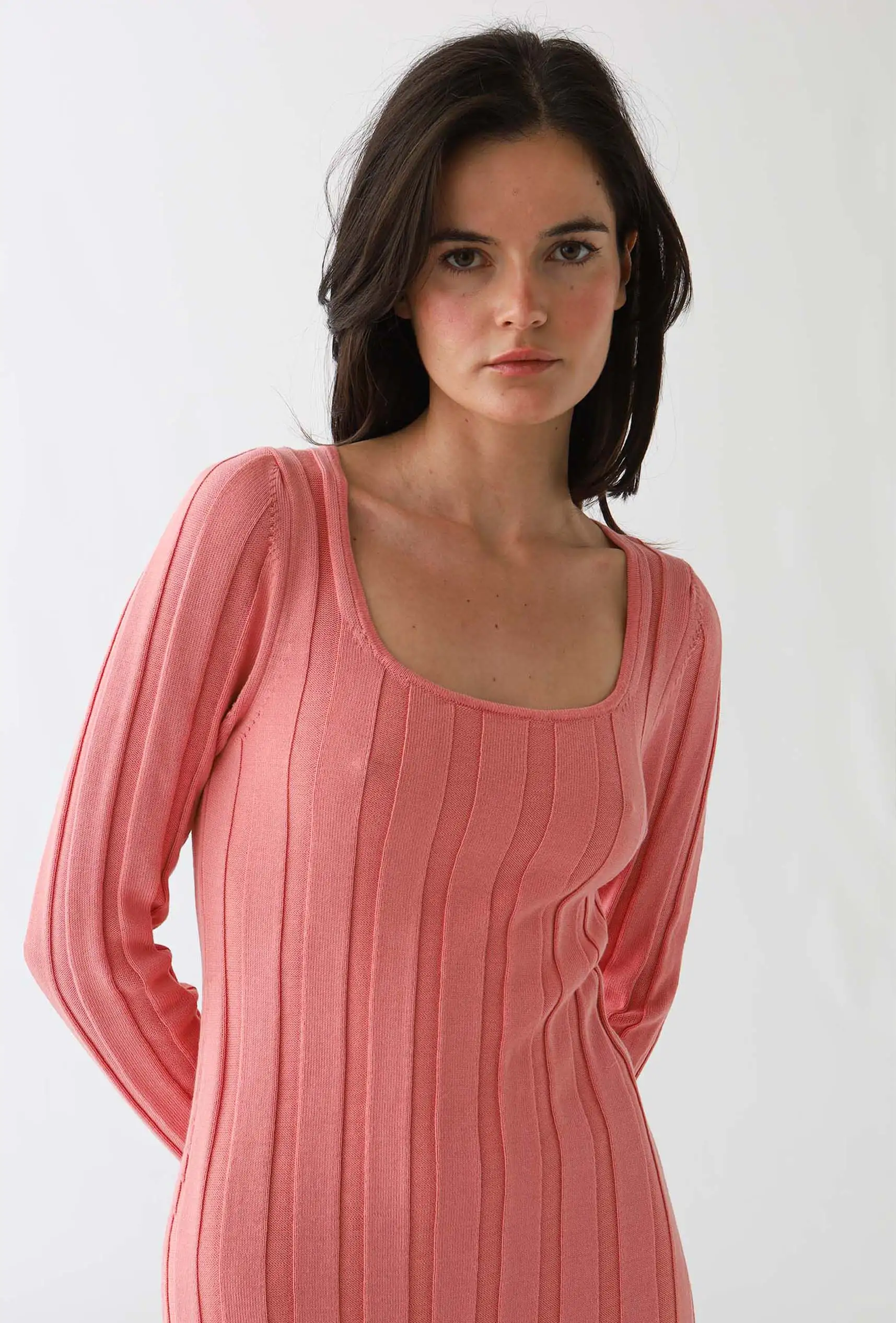Vestido de punto: rosa - Imagen 5