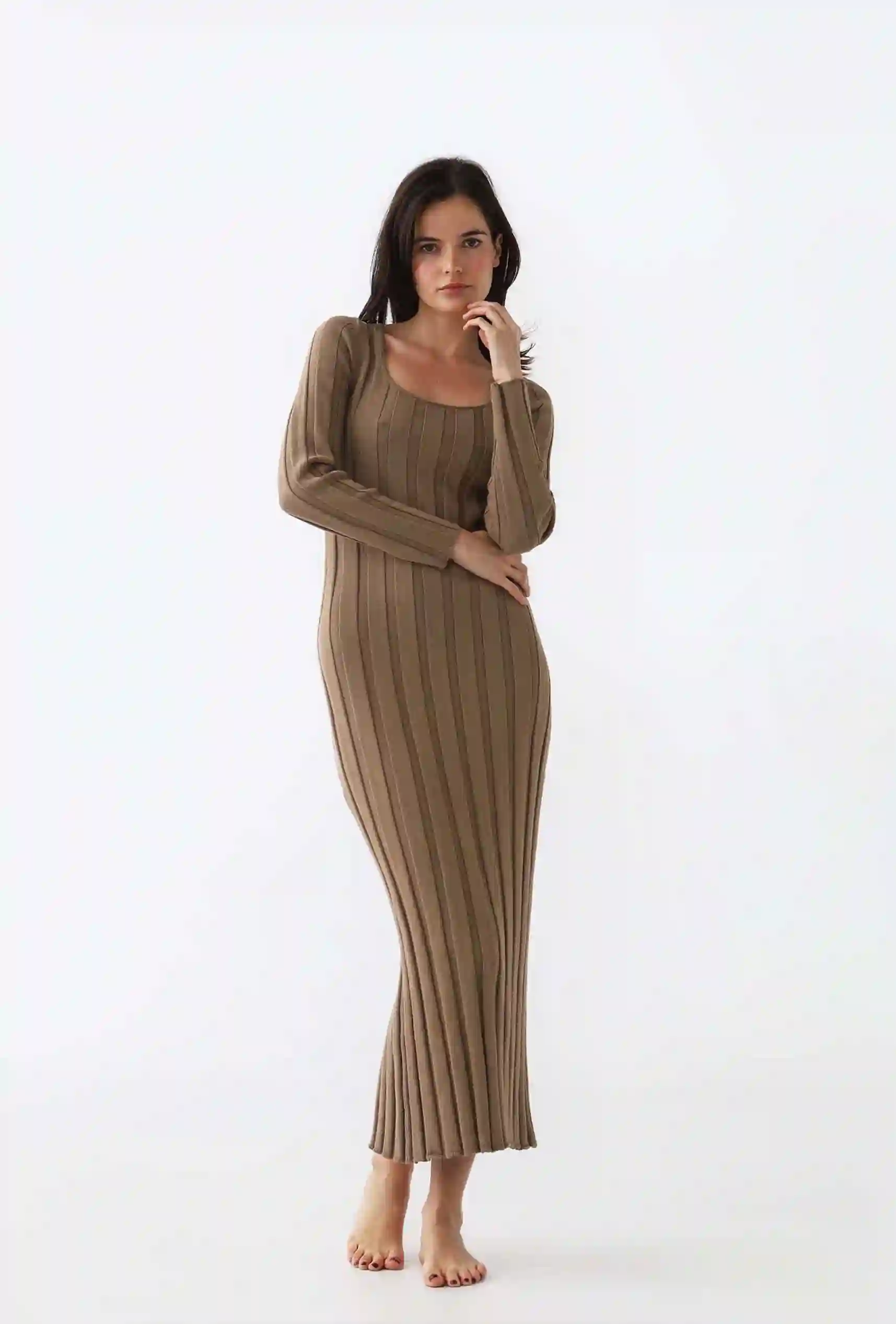 Vestido de punto: Arena