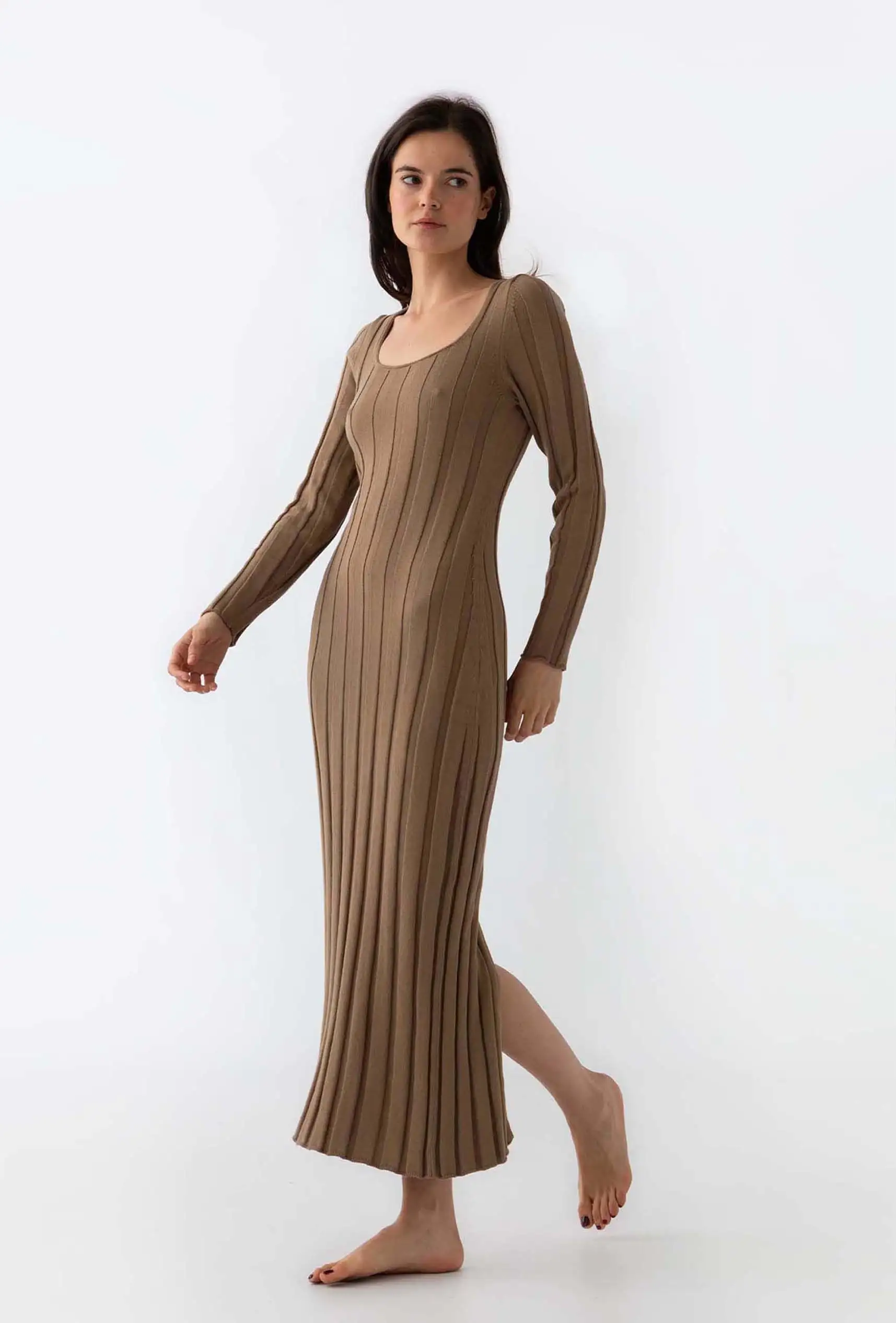 Vestido de punto: Arena - Imagen 2