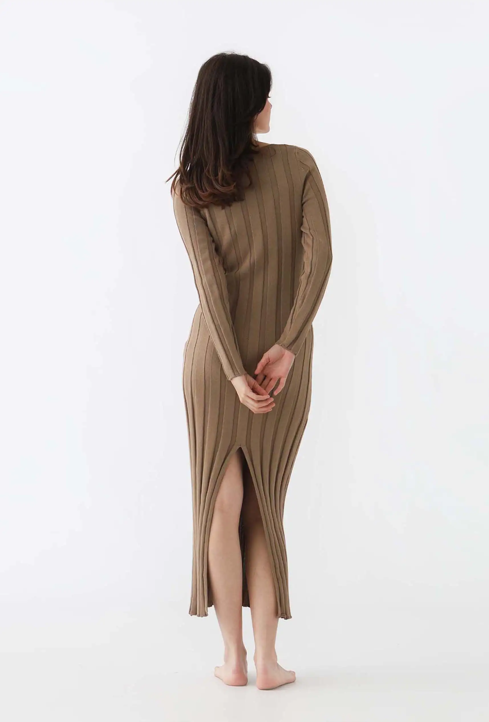 Vestido de punto: Arena - Imagen 3