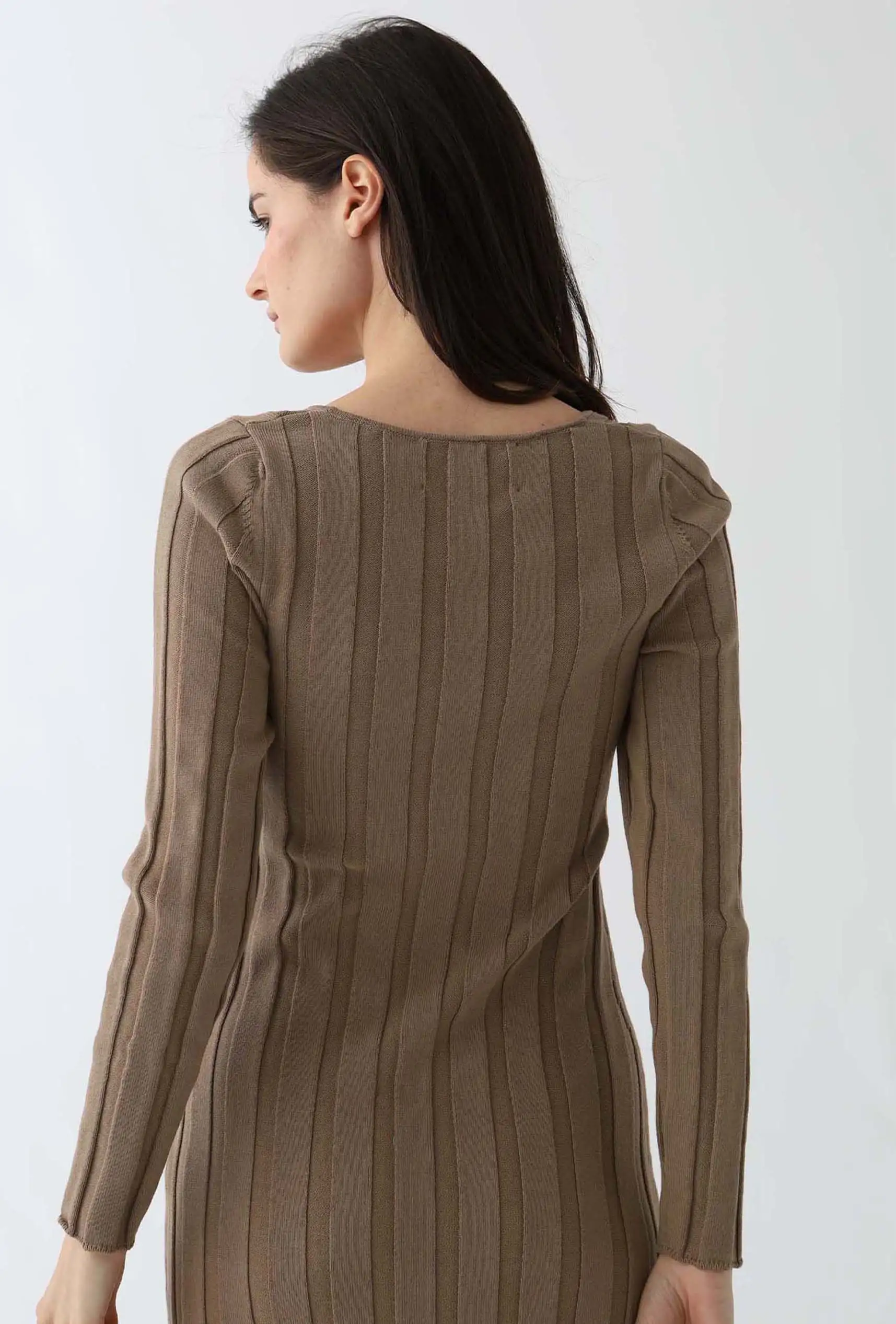 Vestido de punto: Arena - Imagen 5