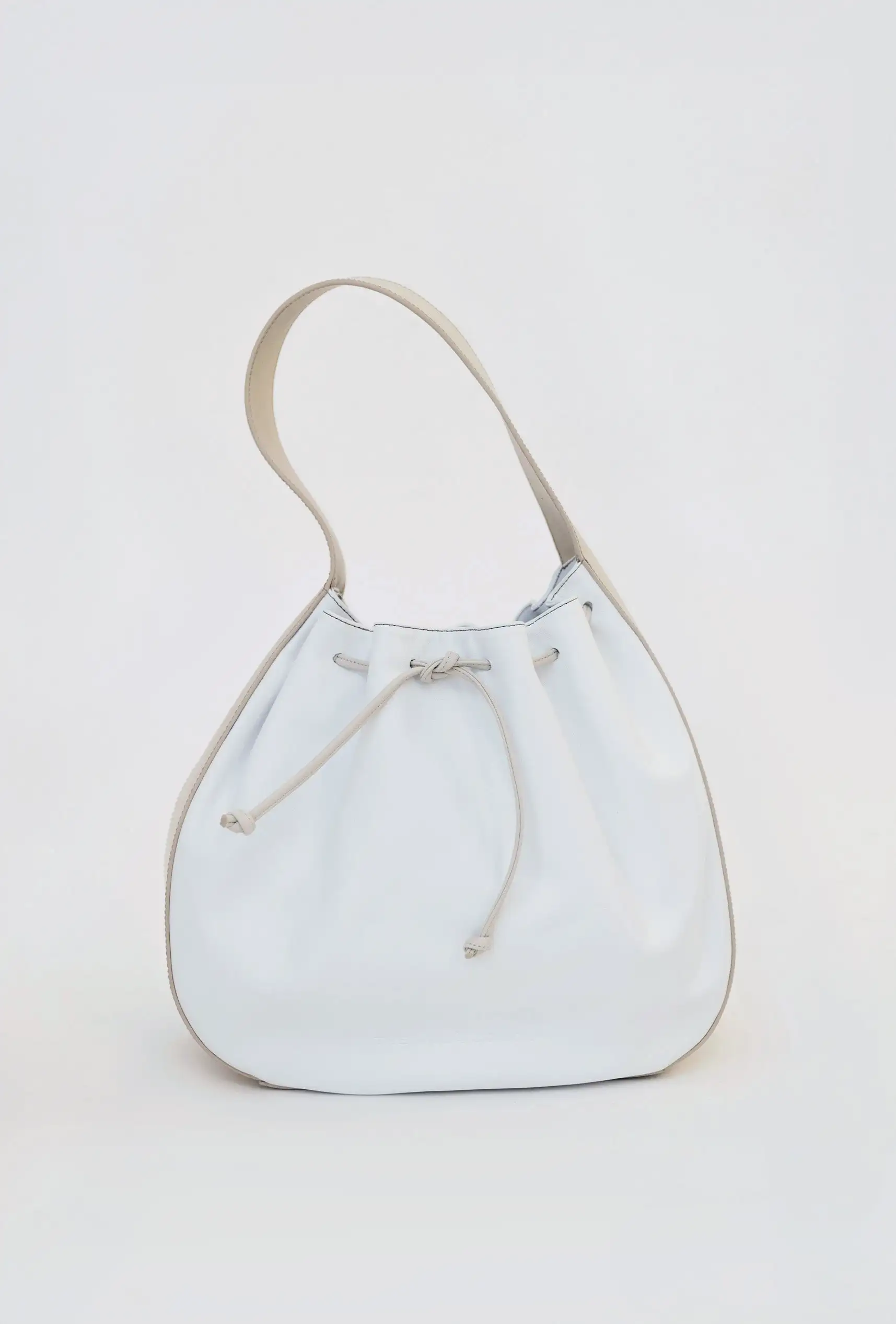 Sac Leather bag: White - Image 2