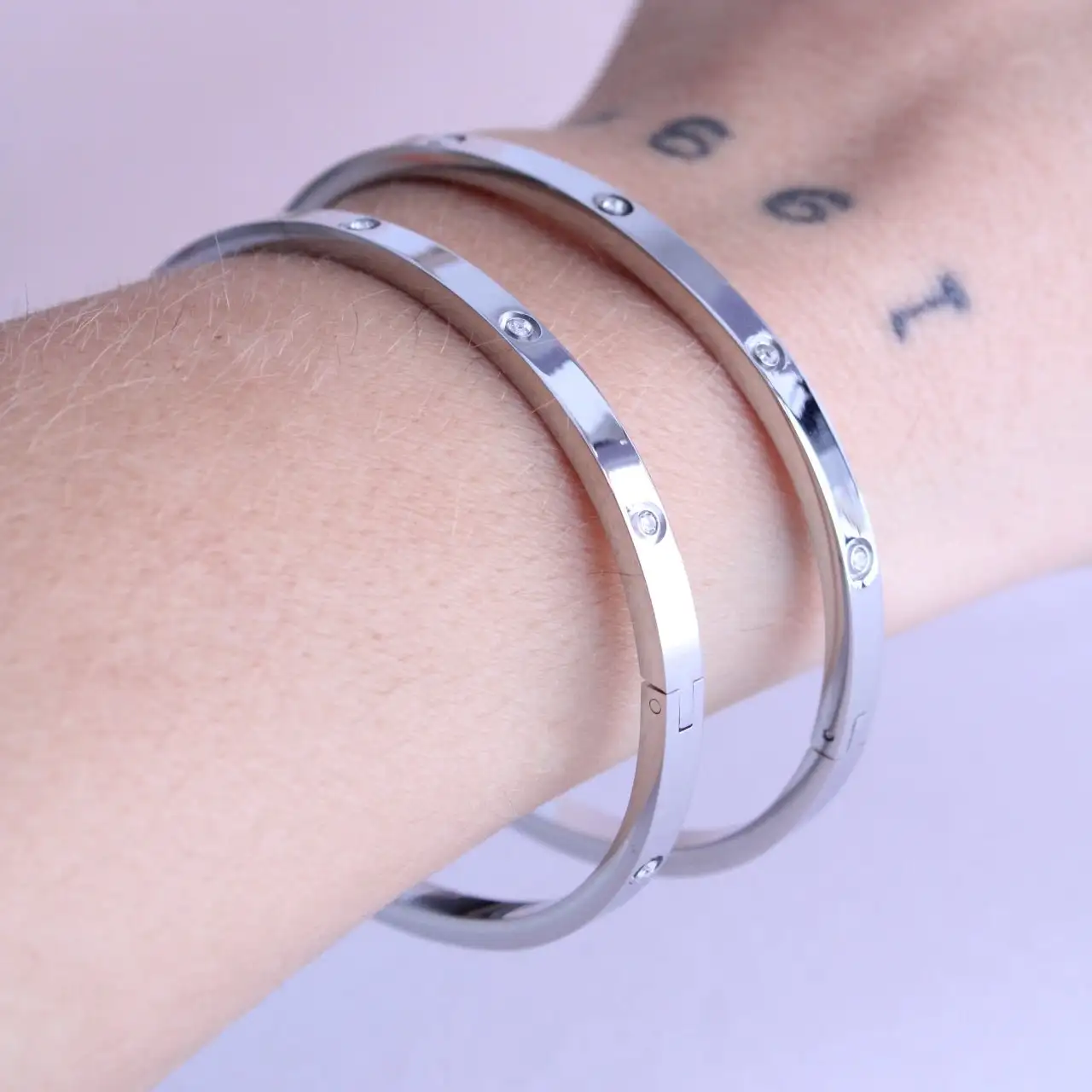 Circunferencia de la pulsera del amante 4 mm - Imagen 2