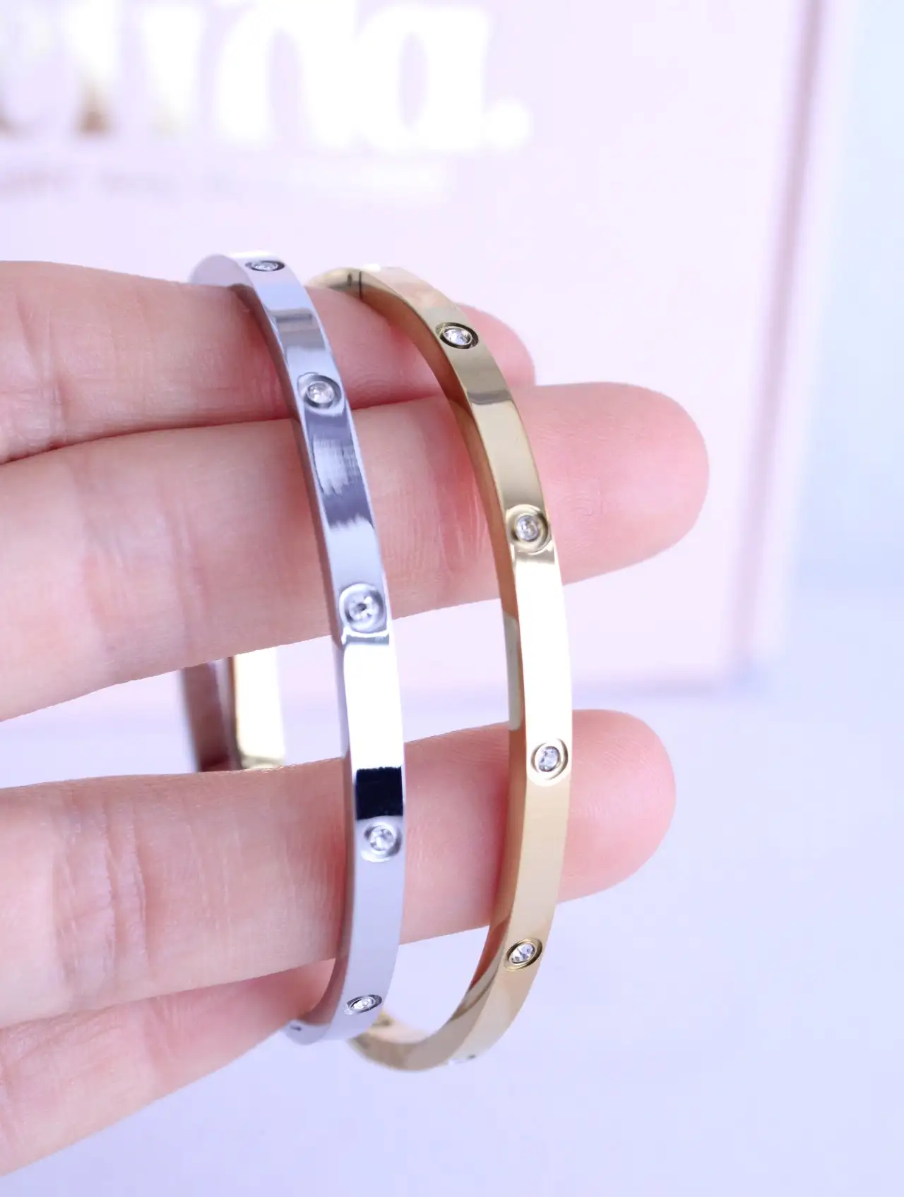 Circunferencia de la pulsera del amante 4 mm - Imagen 3