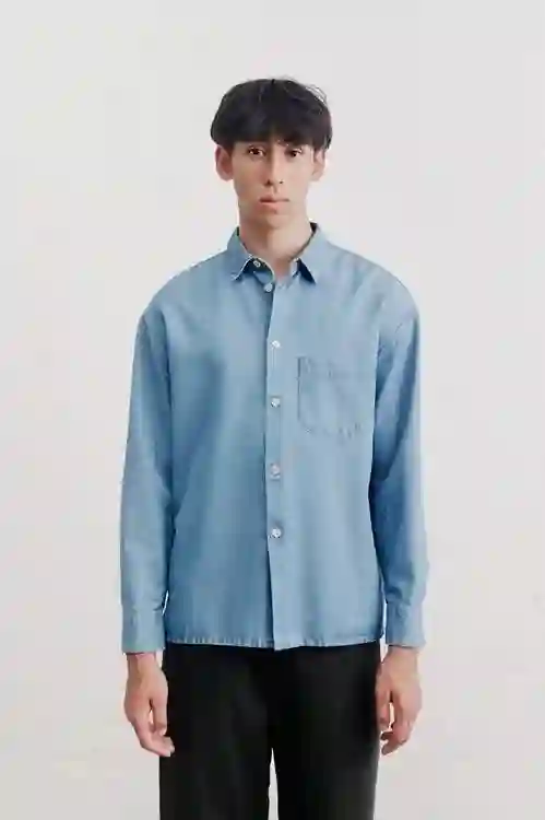 CAMISA GUSTO DENIM BLUE