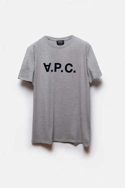 CAMISETA GRIS de algodón