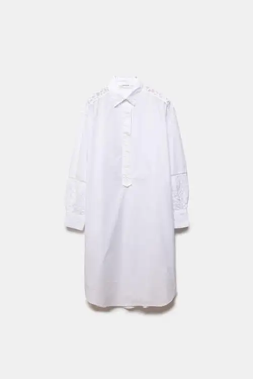 VESTIDO CAMISERO BLANCO