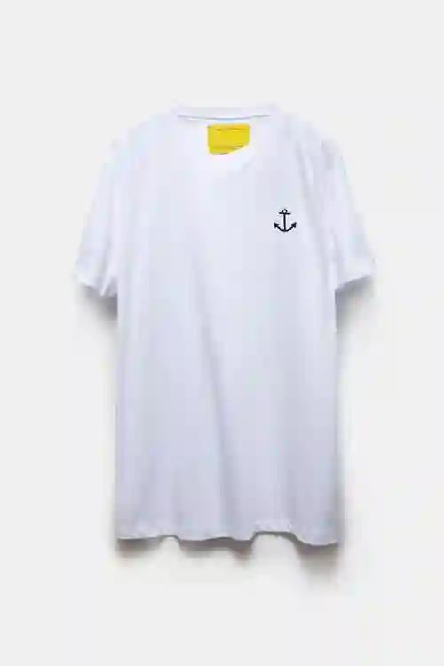 CAMISETA BLANCA ANCLA