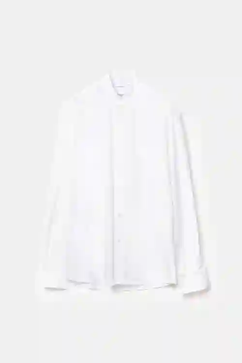 CAMISA BLANCA MAO POPELIN