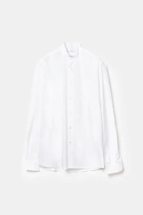 CAMISA BLANCA MAO POPELIN
