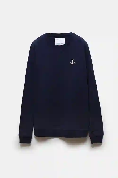 SUDADERA AZUL MARINO ANCLA