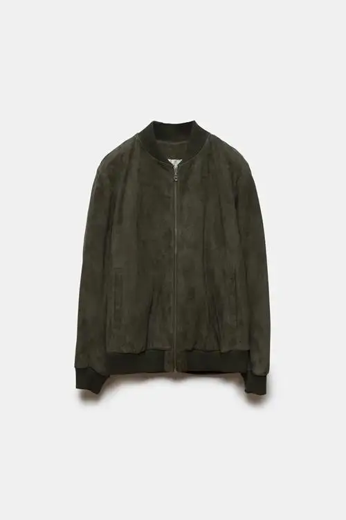 CHAQUETA BOMBER KEISUKE RIB ARMY