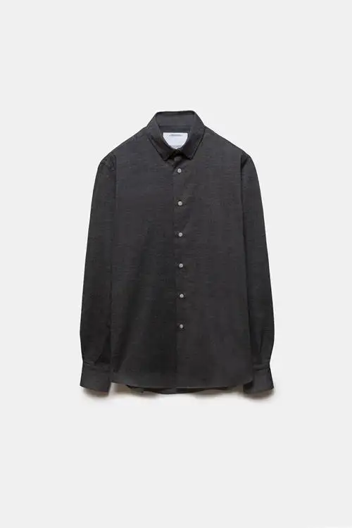 DEGUAY CAMISA GRIS DE FRANELA