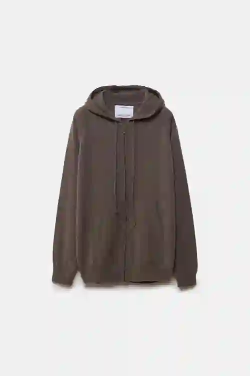 SUDADERA DE PUNTO CASHMERE RIGEL MARRÓN
