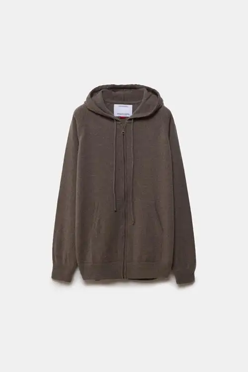 SUDADERA DE PUNTO CASHMERE RIGEL MARRÓN