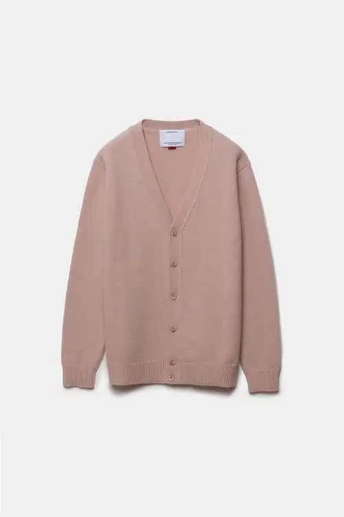 CÁRDIGAN DE LANA MERINO MUNICH ROSA