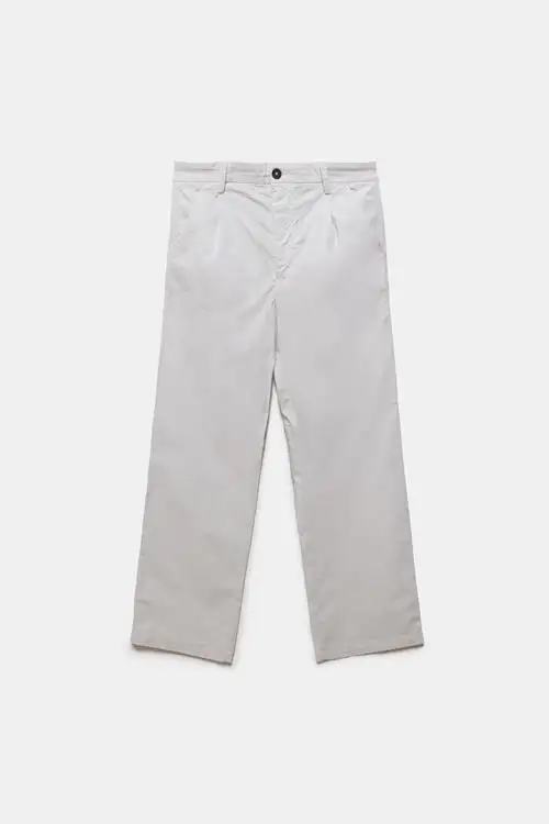 PANTALÓN DE POPELIN MILO GRIS