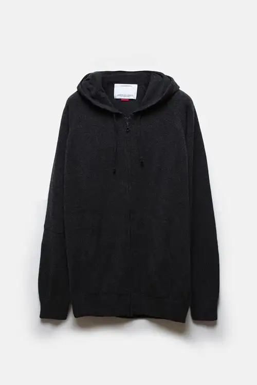SUDADERA ANTRACITA DE PUNTO CASHMERE RIGEL