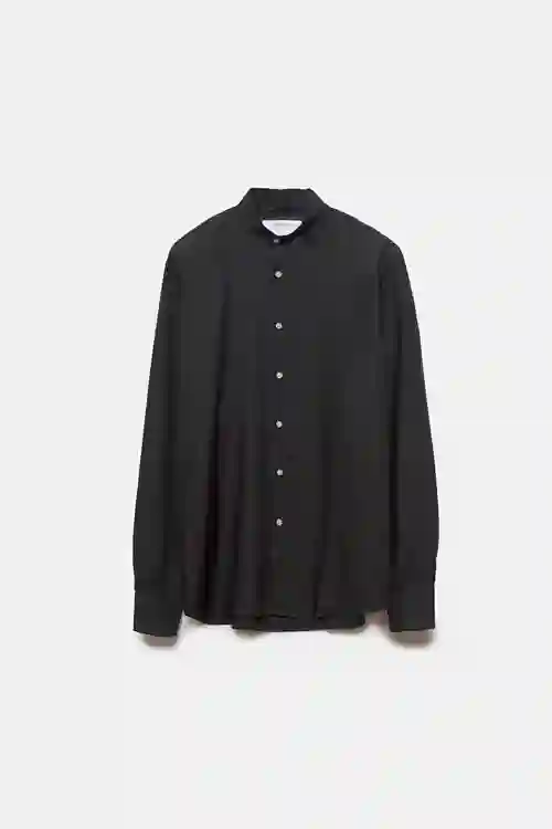 CAMISA TENCEL MAO NEGRA