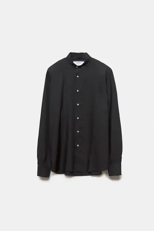 CAMISA TENCEL MAO NEGRA