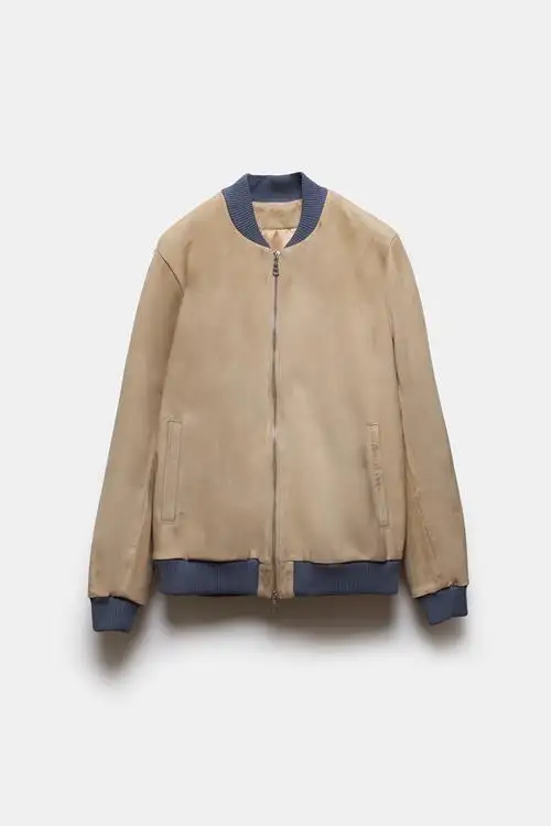CHAQUETA BOMBER KEISUKE CREAMY STEEL