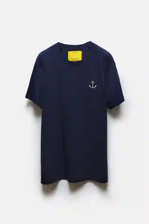 CAMISETA AZUL MARINO ANCLA