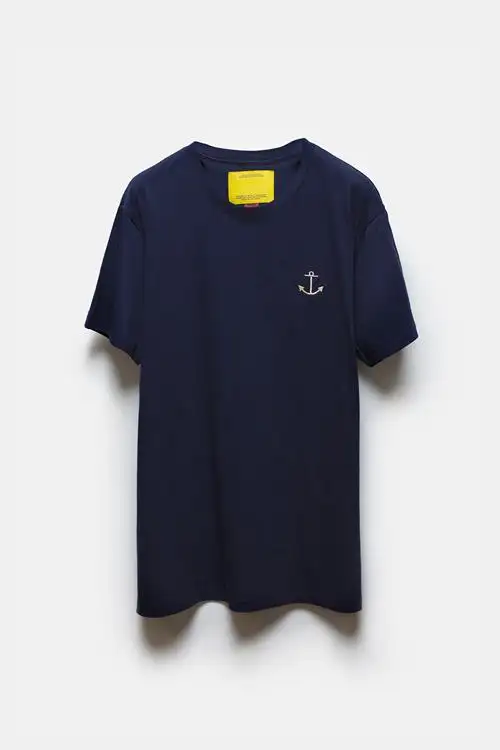 CAMISETA AZUL MARINO ANCLA