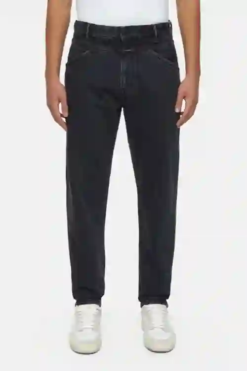 PANTALÓN VAQUERO X-LENT TAPERED NEGRO