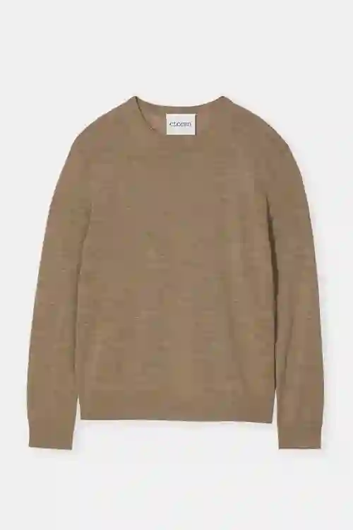 JERSEY DE LANA CREWNECK SOFT BROWN