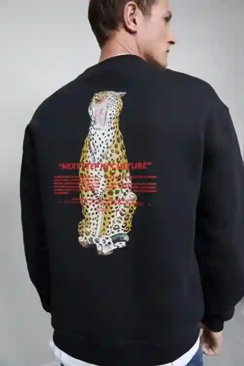 SUDADERA TIGER NEGRA