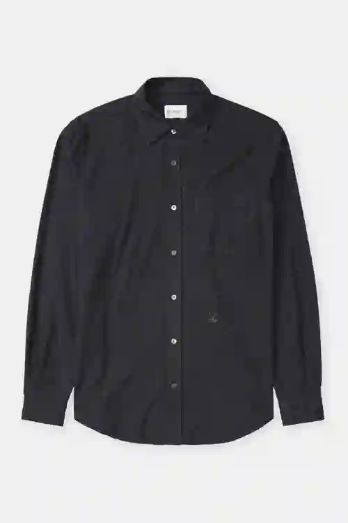 CAMISA DE FRANELA ANTRACITA