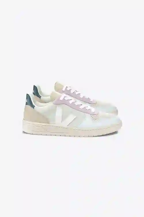 DEPORTIVA V-10 SUEDE JADE WHITE MULTICO