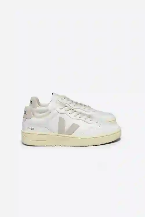 V-90 LEATHER WHITE NATURAL HOMBRE