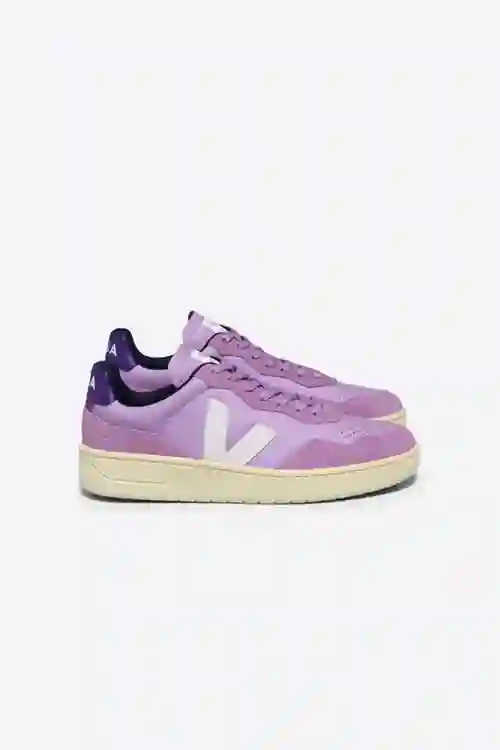 V-90 LEATHER ORCHID WHITE MUJER