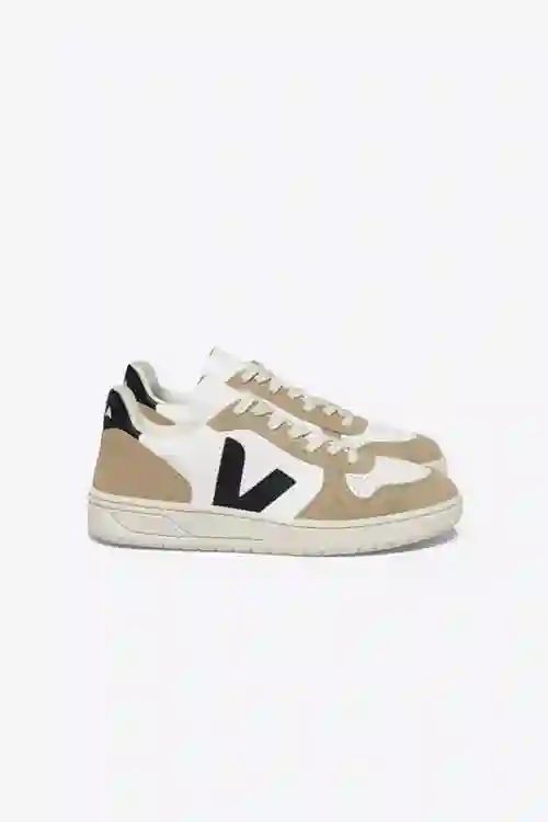 V-10 CF LTH WHT BLACK SAHARA MUJER