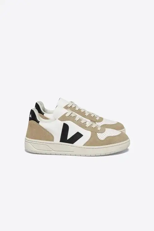 V-10 CF LTH WHT BLACK SAHARA MUJER