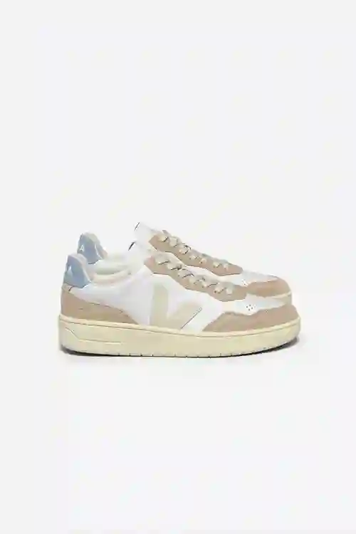 V-90 LEATHER WHITE PIERRE STEEL MUJER