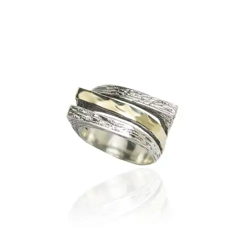 Anillo Gabriela Oro y Plata
