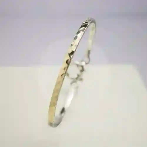 Brazalete Plata y Oro Styliano