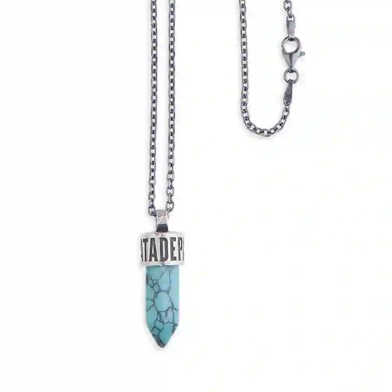 Collar hombre plata platadepalo anes