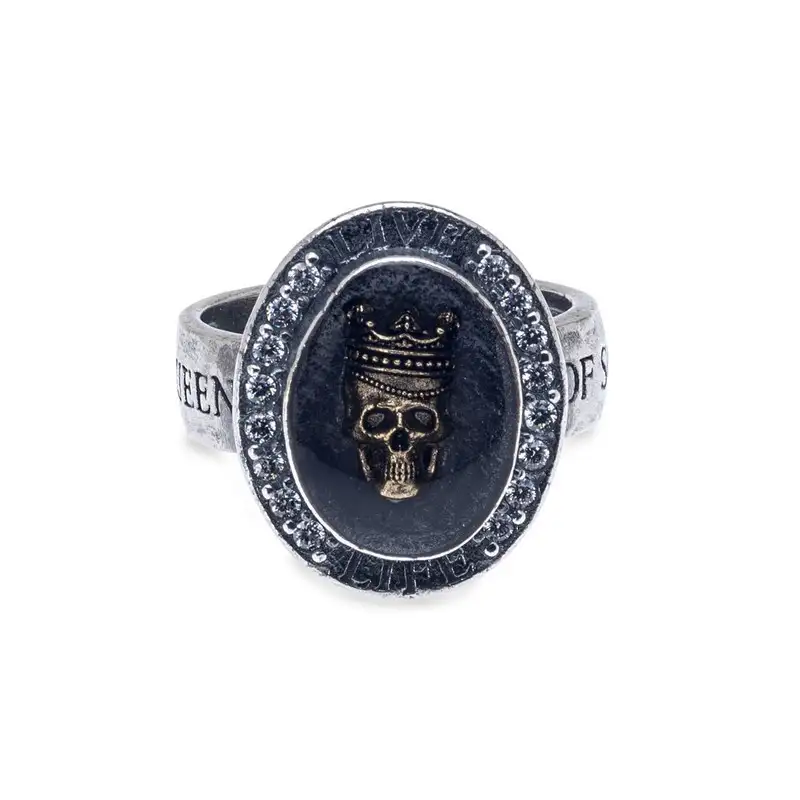 Anillo calavera plata platadepalo