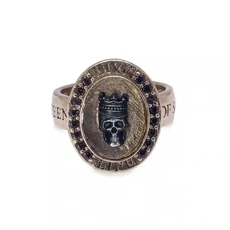 Anillo platadepalo cráneo