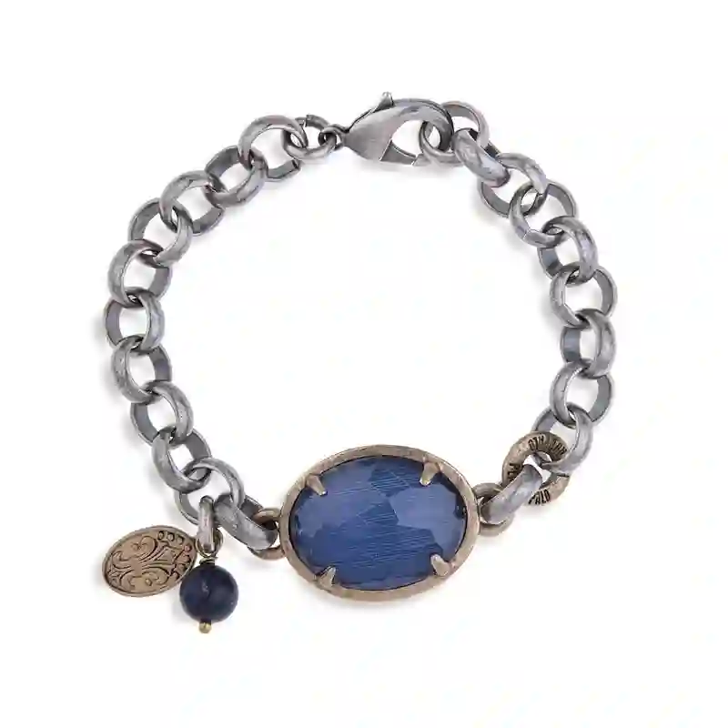 Pulsera Cadena Plata Mujer Neon