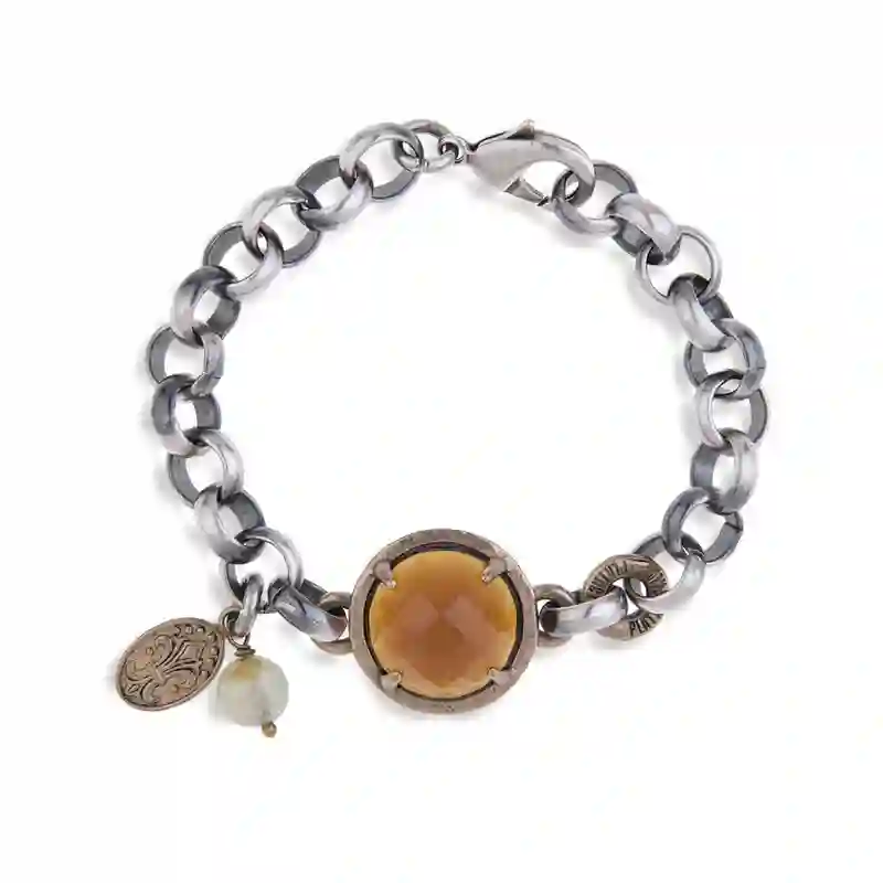 Pulsera eslabones Mujer Fluor