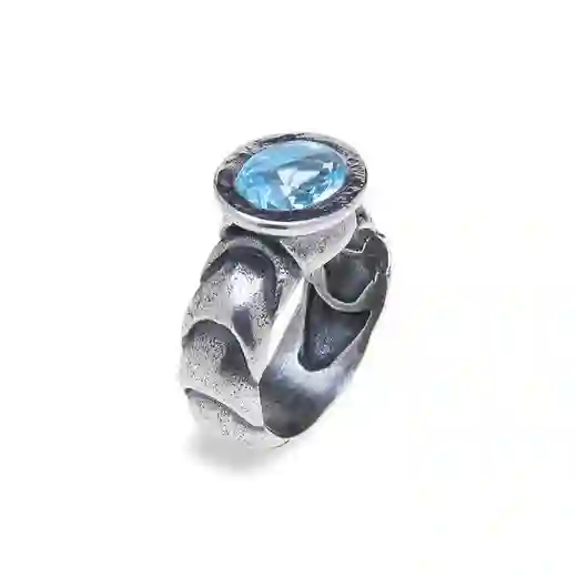Anillo tango cuarzo hidrotérmico